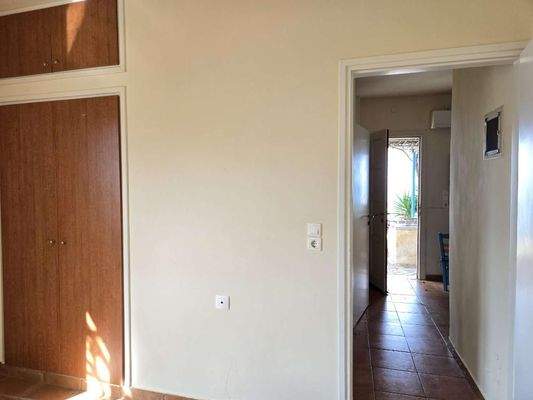 Kreta, Rethymno: Einfamilienhaus zum Verkauf unter dem Schloss von Fortezza