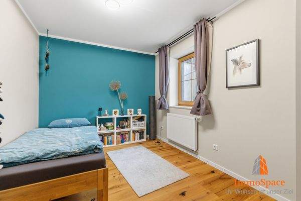 Schlafzimmer im EG des Neubaus