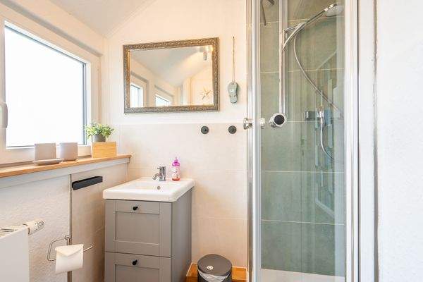 Duschbad im Dachgeschoss