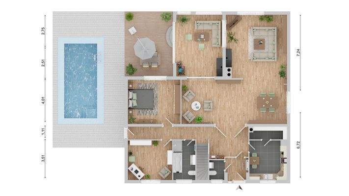 Grundriss Erdgeschoss