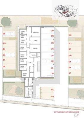 Grundriss - Haus B - UG