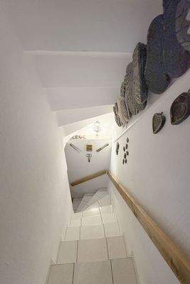 Treppe ins Kellergeschoss