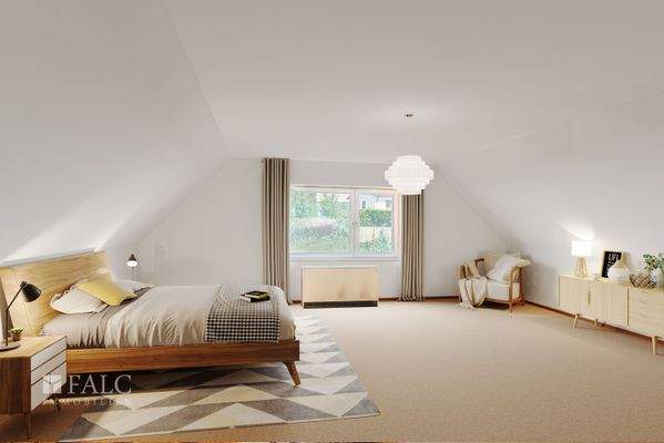 Schlafzimmer groß virt.