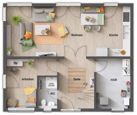 Grundriss-Stadthaus-Flair-152-Erdgeschoss-grosser-HAR-Hauswirtschaftsraum