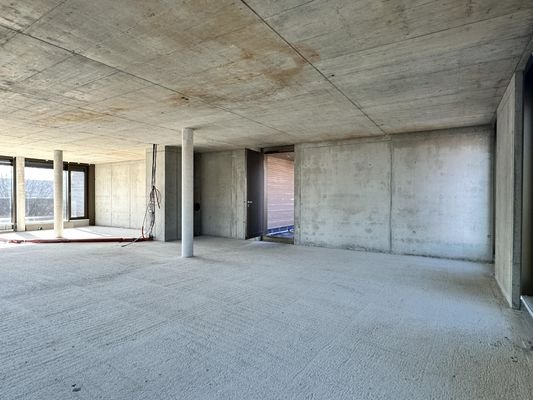 Räume im Rohbauzustand