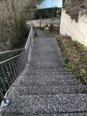 Treppe zur Strasse Teil 2