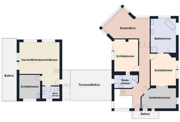 Grundriss ohne Maßstab / Obergeschoss