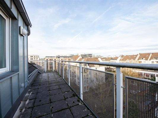 Aussicht Seitenbalkon