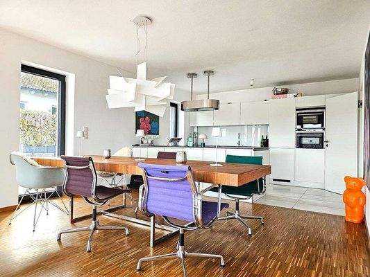 Essbereich mit Terrassenzugang