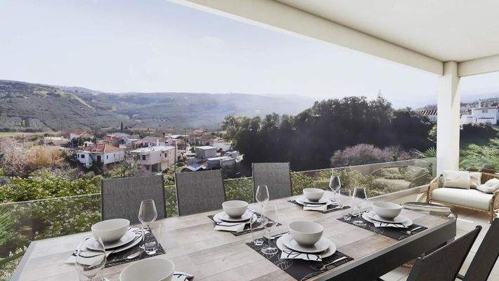 Kreta, Drakona: Neubau-Projekt! Einfamilienhaus mit Pool zu verkaufen