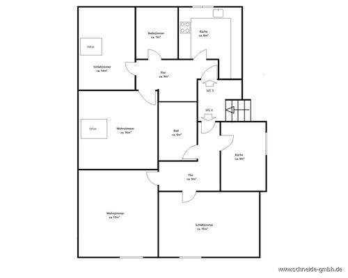Dachgeschoss - WE 5 und WE 6