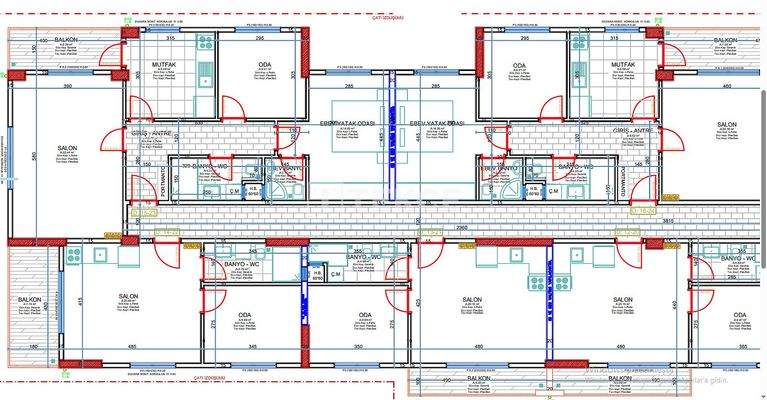 Apartments with En-Suite Bathrooms, Pools, and Balconies in Yalova