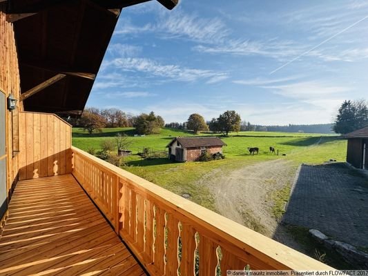 Neuer Balkon mit Traumblick