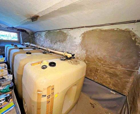 Tankanlage Kellerbereich