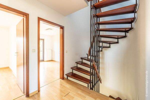 Treppenhaus im 1. Obergeschoss