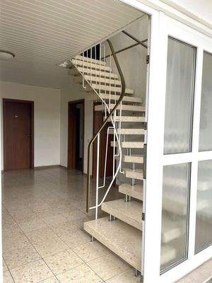 Eingang im Untergeschoss