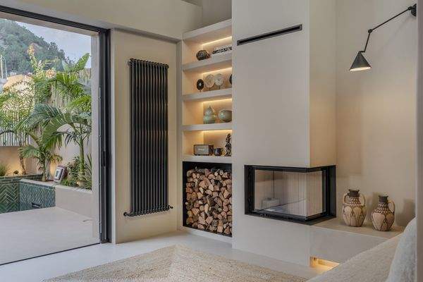 Kamin im Wohnbereich