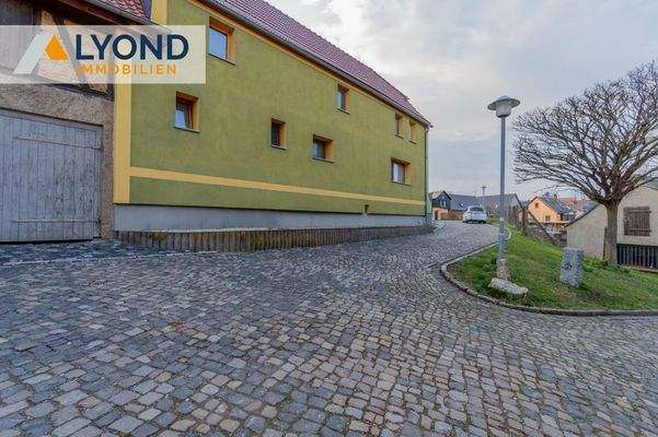 Ansicht von der Straße