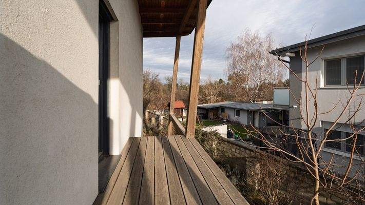 Balkon ohne Geländer