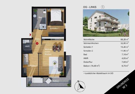 Miet-Wohnanlage im Erstbezug