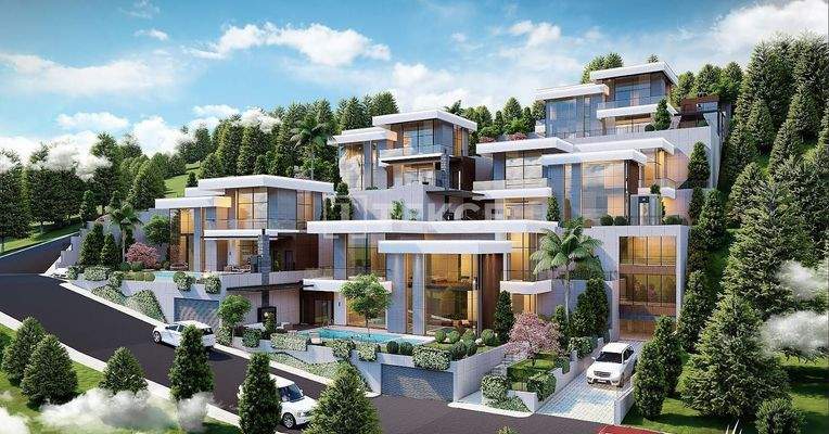 Detached Sea and City-View Homes in Alanya Bektaş
