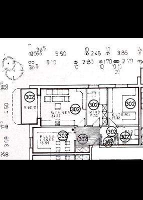 Grundriss mit Maßen