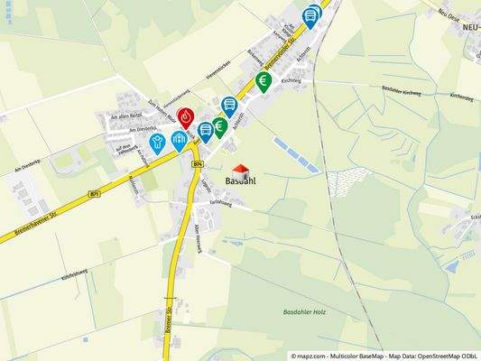 Geolyzer Kartenausschnitt