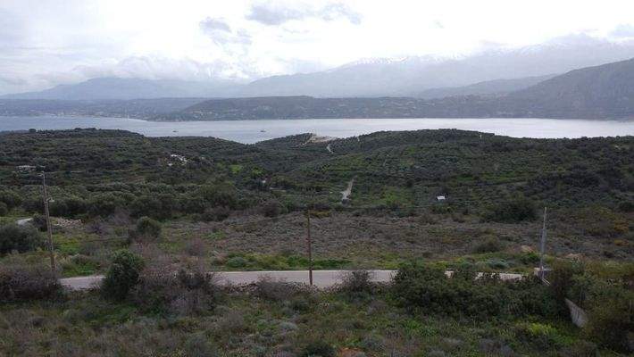 Kreta, Sternes: Grundstück mit Baugenehmigung in Akrotiri zu verkaufen