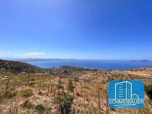 Kreta, Melambes: Grundstück mit herrlichem Meerblick auf das Libysche Meer zu verkaufen