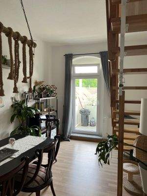 Essbereich mit Zugang zum Südbalkon im 2. Obergeschoss