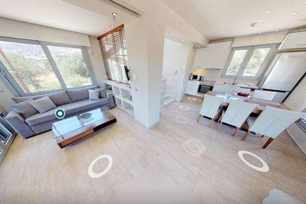 Kreta, Tsifliki: Umweltfreundliche Villa mit Pool, Garten und Whirlpool bei Elounda zu verkaufen