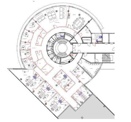 Haus 3 - 3. OG Rundturm 614qm