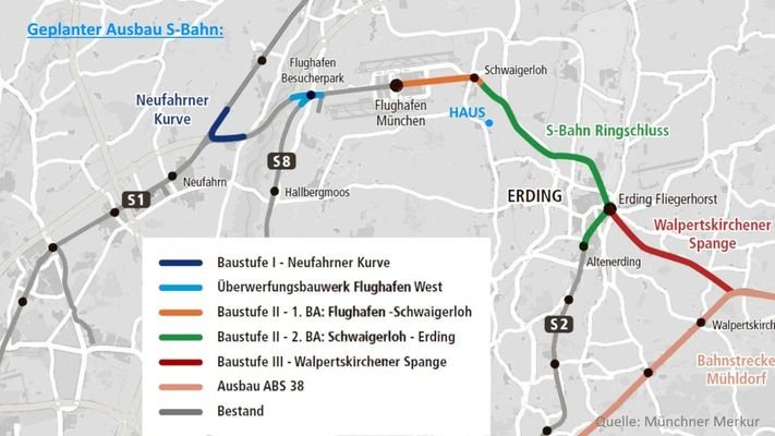 S-Bahn-Station Schwaigerloh ab ca. Ende 2025 gepla