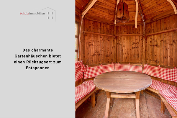 Gartenhaus, Innenansicht