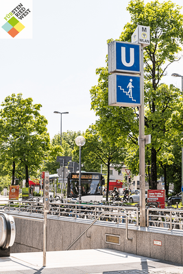 U-Bahn Eingang Stadtzentrum