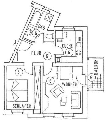 Grundriss-Skizze