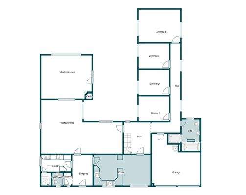 Grundriss Skizze Erdgeschoss