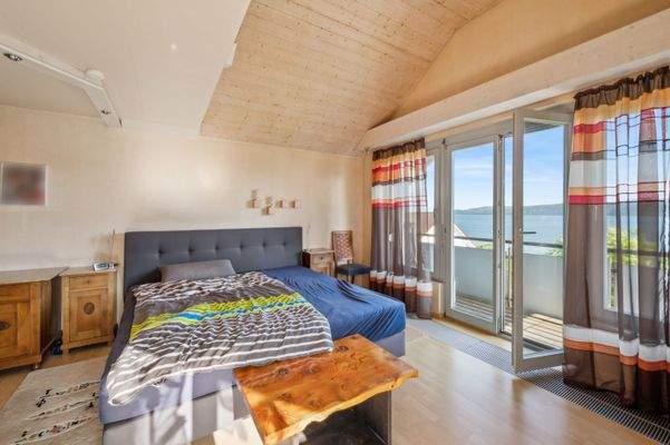 Schlafzimmer mit Seesicht