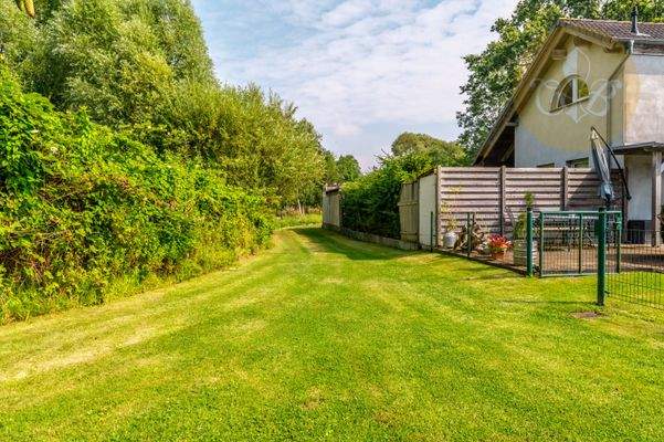 separate Zufahrt Baugrundstück