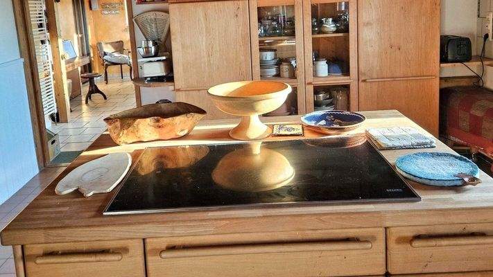 Einbauküche mit Kochinsel