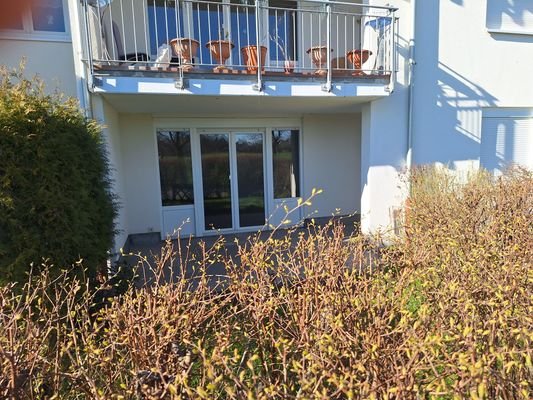 Blick zur Terrasse