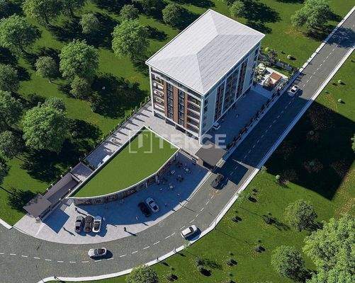 3-Bedroom Apartments in a Project with a Pool in Bursa