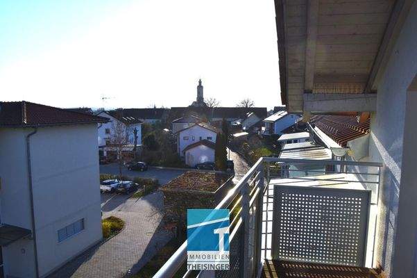 Aussicht Richtung Ortschaft