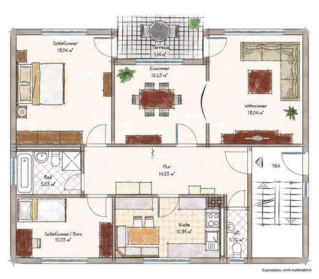 Grundriss Erdgeschoß