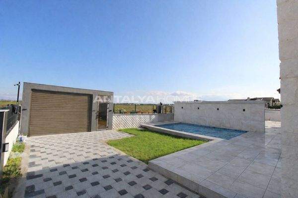 Detached Stone Cladding House in Belek Antalya