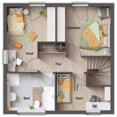 Obergeschoss zusätzliches Zimmer