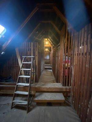 Ausbaureserve im Dachboden