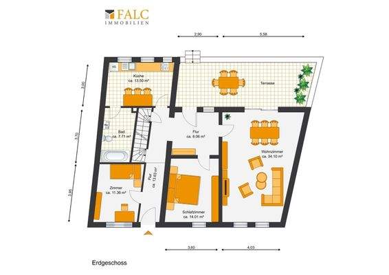 Grundriss Erdgeschoss