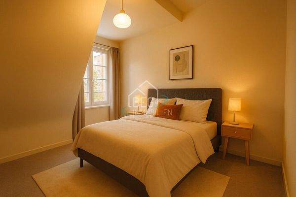 virtuell bearbeitetes Schlafzimmer