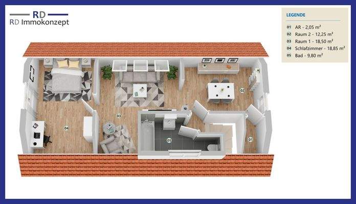 Einrichtungsvorschlag OG